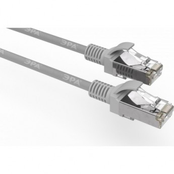 Патч корд ЭРА F/UTP экранированный 3 м категория 5e серый CU