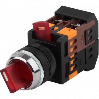 Переключатель ЭРА ANC-22-2 2 полож. крас.неон/240В I-O 1з+1р BSW10-ANC-2-K04E Б0045680