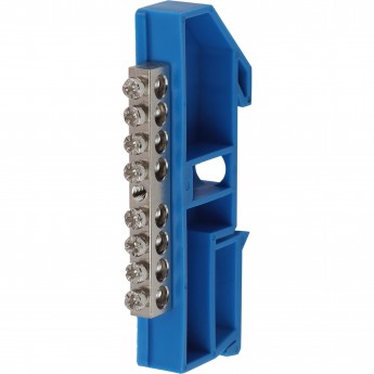 Шина ЭРА N "ноль" на DIN-изоляторе ШНИ-6х9-8 никелированная Д