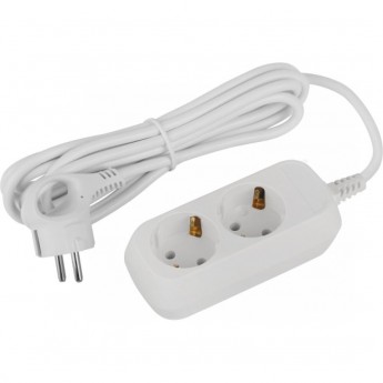 Удлинитель электрический ЭРА UDL-16-230-E Greenline 2 розетки с заземлением 3м ПВС 3х1кв.мм