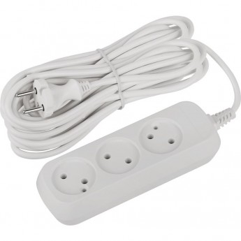 Удлинитель электрический ЭРА UDL-16-330-E Greenline 3 розетки с заземлением 3м ПВС 3х1кв.мм